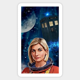 13th doctor / space suit Sticker